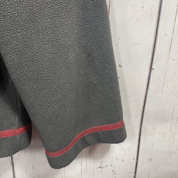 Sundance Womens Embroidered Boho Floral Fleece Gray Zip Fleece Pockets Jacket - Picture 8 of 15